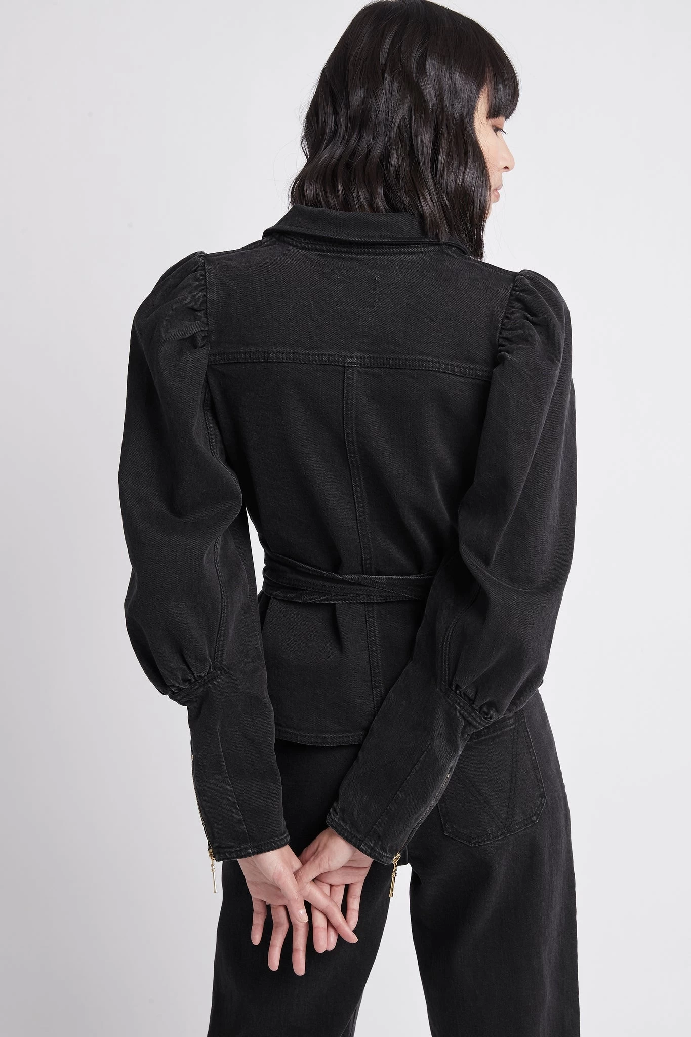 Dione Denim Wrap Top 5 Dione Denim Wrap Top - Image 5