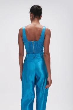 Elation Pleated Bralette -Aje 23AW1042 AZR BLU 7