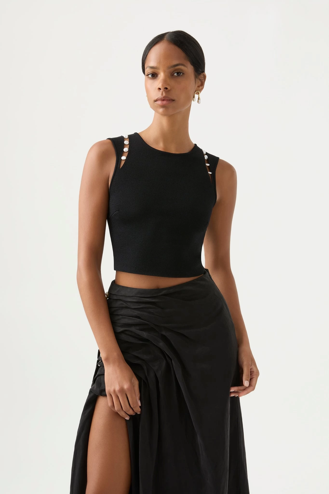 Analemma Pearl Knit Top 1 Analemma Pearl Knit Top