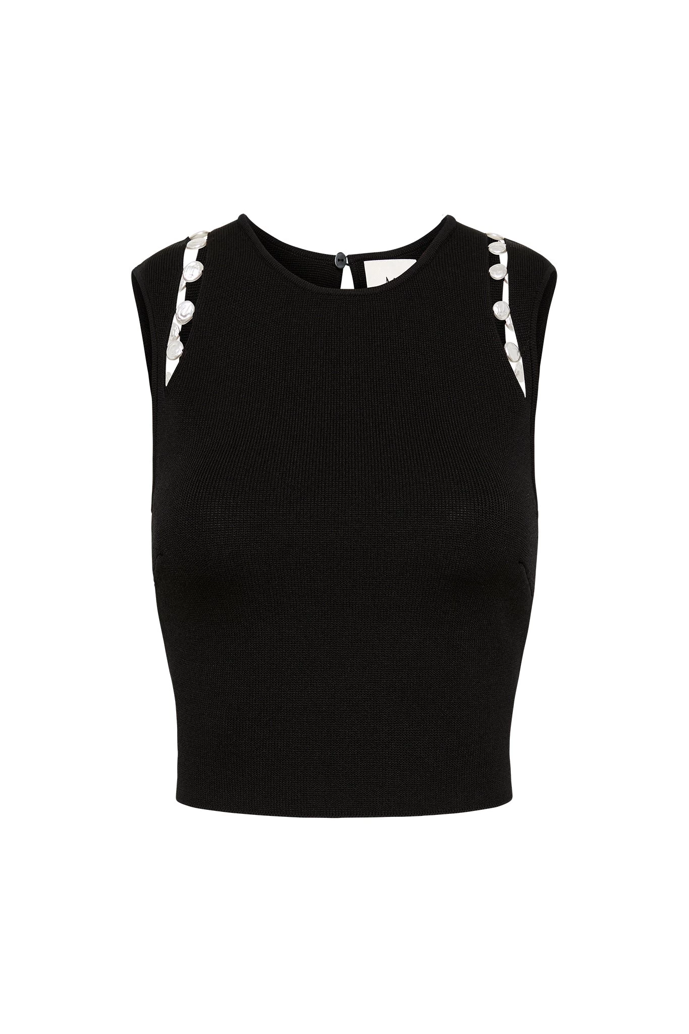 Analemma Pearl Knit Top 2 Analemma Pearl Knit Top - Image 2