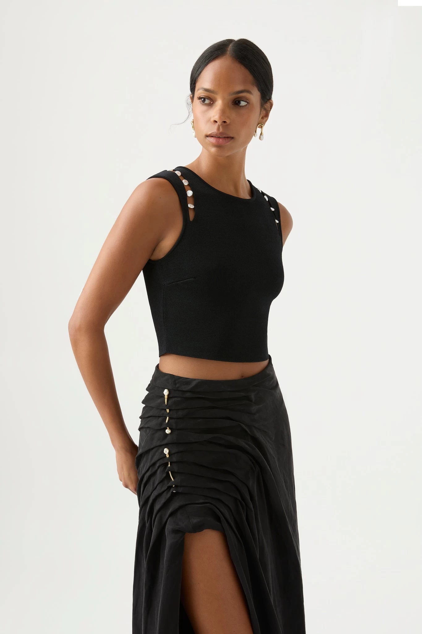 Analemma Pearl Knit Top 3 Analemma Pearl Knit Top - Image 3