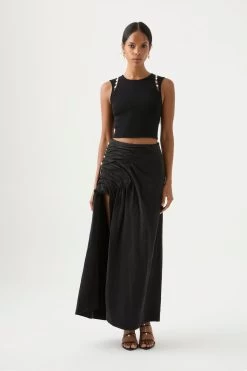 Analemma Pearl Knit Top 10 Analemma Pearl Knit Top -Aje 23AW1056 BLK 5