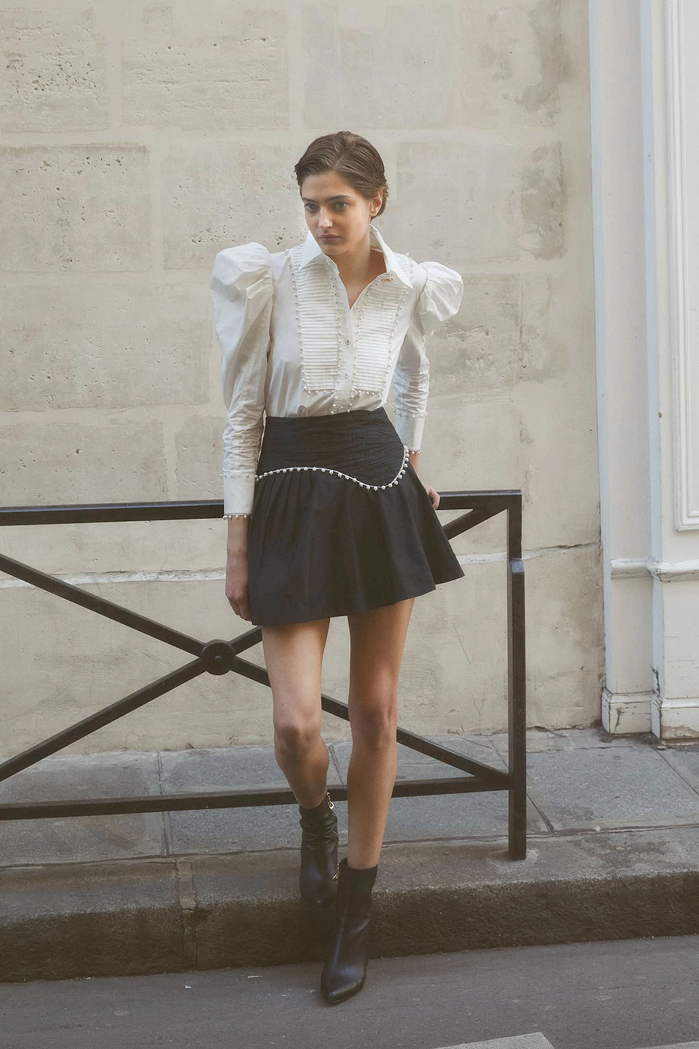 Florence Pearl Trim Blouse 7 Florence Pearl Trim Blouse - Image 7