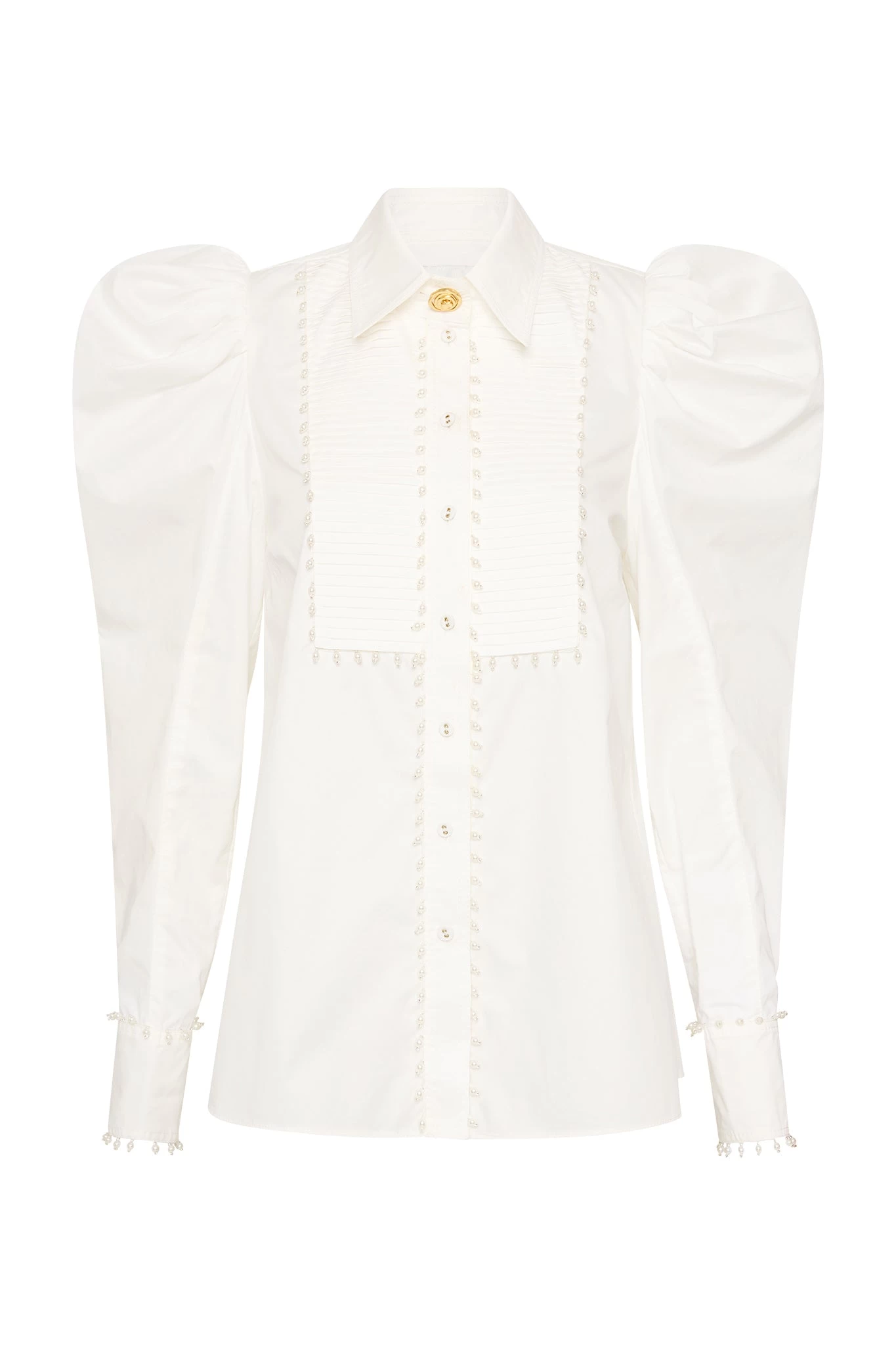 Florence Pearl Trim Blouse 2 Florence Pearl Trim Blouse - Image 2