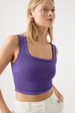 Hyades Braided Knit Tank -Aje 23AW1092 DP VLT 4