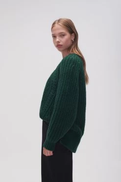 Discovery Braided Cable Jumper -Aje 23AW1161 FRST GRN 5