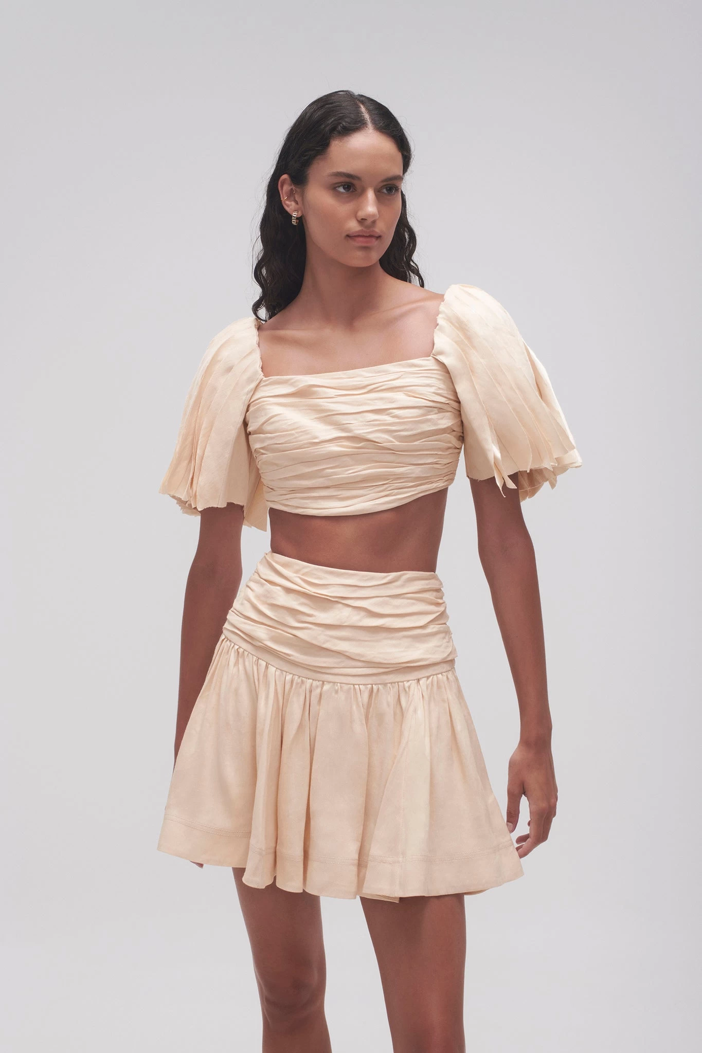 Cari Ruched Crop Top 1 Cari Ruched Crop Top