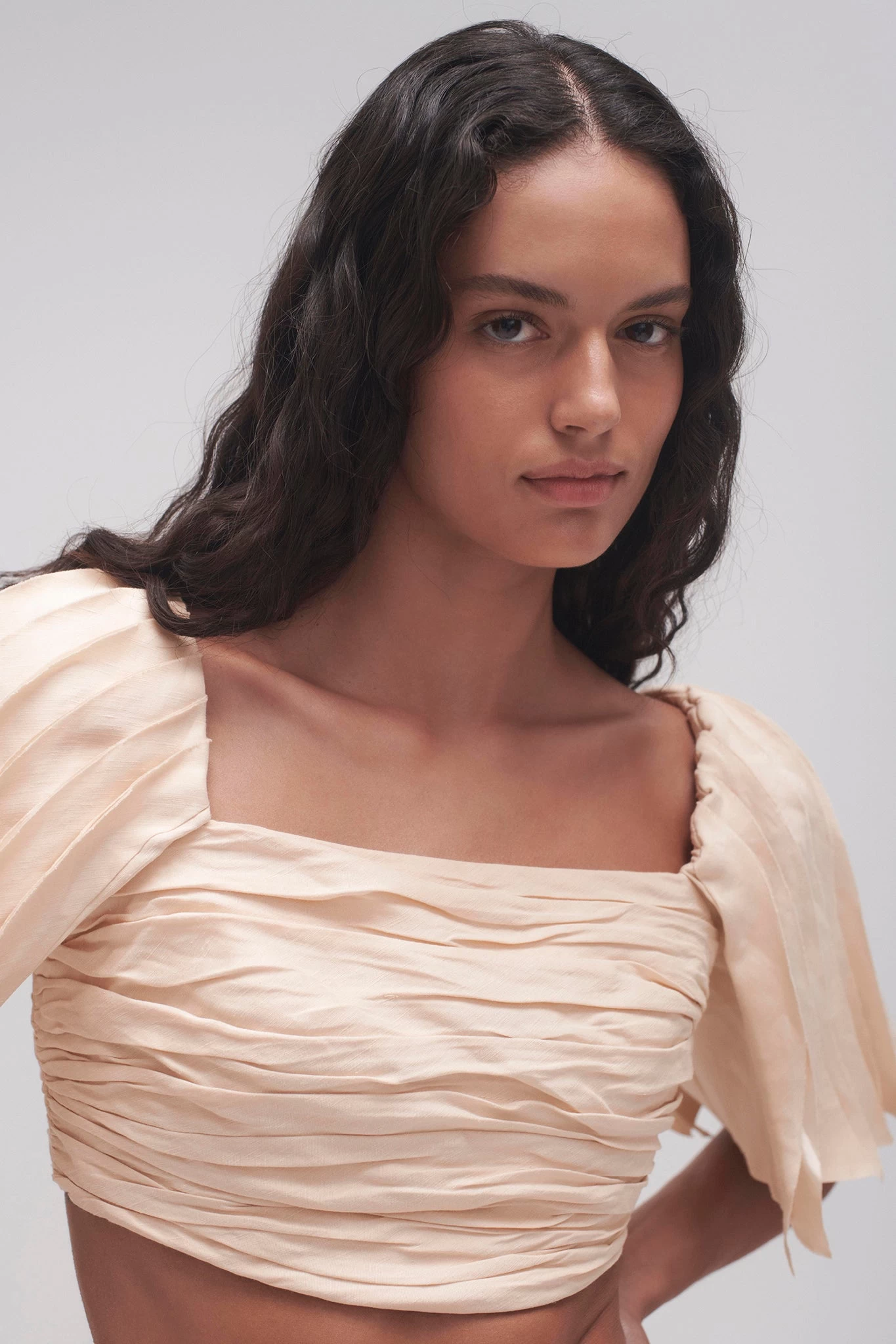 Cari Ruched Crop Top 4 Cari Ruched Crop Top - Image 4