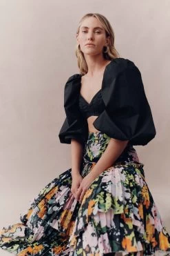 Hester Corsetted Top 13 Hester Corsetted Top -Aje 23AW1205 BLK 7