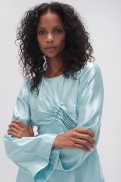 Moonglade Pierced Top 10 Moonglade Pierced Top -Aje 23AW1209 SPMNT BLU 4