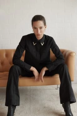 Ryka Hardware Shirt 9 Ryka Hardware Shirt -Aje 23AW1212 BLK 1