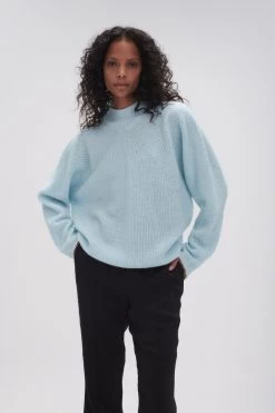 Seascape Oversized Jumper -Aje 23AW1241 SPMNT BLU 3