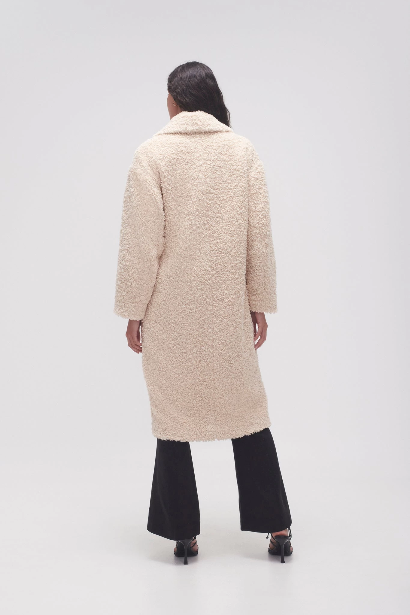 Clover Longline Teddy Coat 6 Clover Longline Teddy Coat - Image 6