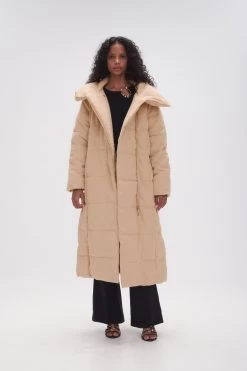 Skyline Wool Puffer Coat