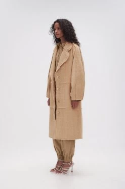 Rebellion Coat -Aje 23AW2066 TPE GRY 3