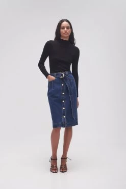 Colorado Denim Midi Skirt