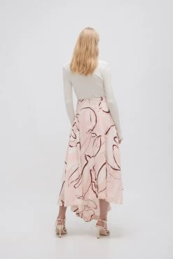 Jeanne Dipped Midi Skirt 9 Jeanne Dipped Midi Skirt -Aje 23AW4063 WHM DOV 5