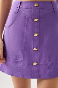 Belmond Mini Skirt -Aje 23AW4065 DP VLT 3