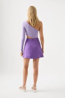 Belmond Mini Skirt -Aje 23AW4065 DP VLT 5