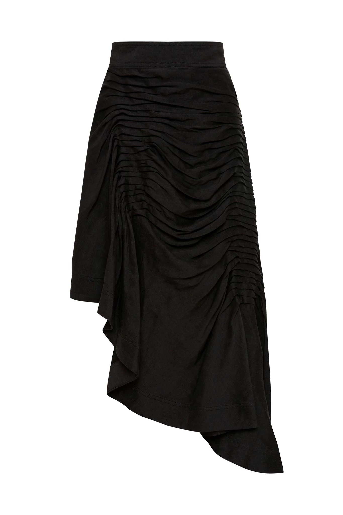 Memoir Asymmetric Midi Skirt 2 Memoir Asymmetric Midi Skirt - Image 2