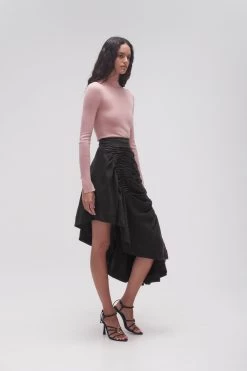 Memoir Asymmetric Midi Skirt 11 Memoir Asymmetric Midi Skirt -Aje 23AW4067 BLK 5 d39dca1d fda1 49d5 a6e0 b8714fd77bec