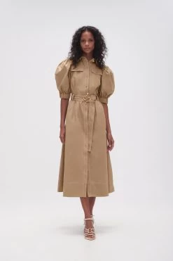 Woodland Utility Midi Dress