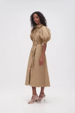 Woodland Utility Midi Dress -Aje 23AW5037 TPE GRY 5