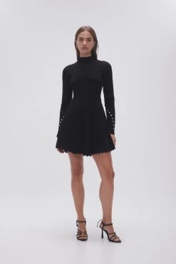 Sylvia Knit Mini Dress -Aje 23AW5113 BLK 1 1365x 68155f23 1427 40cb b63d 53e37d87b9f2