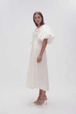 Jessica Frill Midi Dress 11 Jessica Frill Midi Dress -Aje 23AW5181 IVRY 5 13f7700d 4cc4 4c95 b8be bec42ae0d3ea