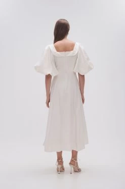 Jessica Frill Midi Dress 12 Jessica Frill Midi Dress -Aje 23AW5181 IVRY 6 012f70a7 5c01 4993 a566 1b650298361a