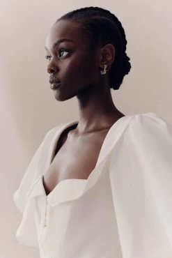 Jessica Frill Midi Dress 13 Jessica Frill Midi Dress -Aje 23AW5181 IVRY 7