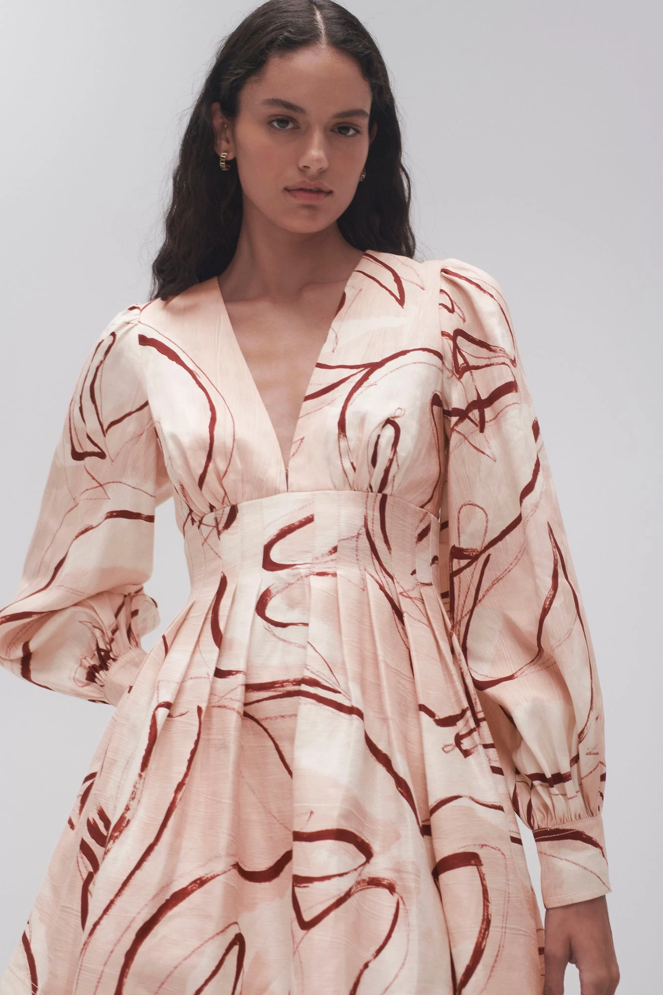 Amelia Plunge Mini Dress 4 Amelia Plunge Mini Dress - Image 4