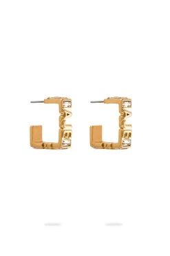 Aje Jewel Logo Mini Hoop -Aje 23AW9063 GLD 3