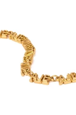 Aje Block Logo Bracelet -Aje 23AW9066 GLD 4 2b6926e8 fad6 43be a2b1 8760ec77607f
