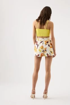 Lucia Knit Bustier -Aje 23CR1003 SUNF YLW 6