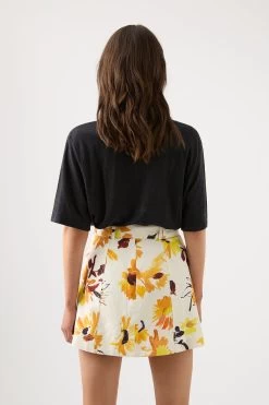 Mira Linen Tee -Aje 23CR1008 BLK 6