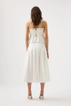 Odette Ruched Cami Top 12 Odette Ruched Cami Top -Aje 23CR1011 IVRY 6 90ea60f1 a3b1 4f1a 84b0 f321db57d68c