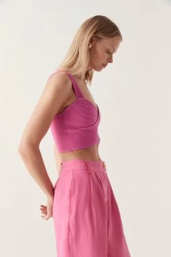 Sybil Twist Knit Bustier 11 Sybil Twist Knit Bustier -Aje 23SS1252 BRILANT PN 5