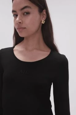 Clementine Knit Top -Aje 23SS1295 BLK 4