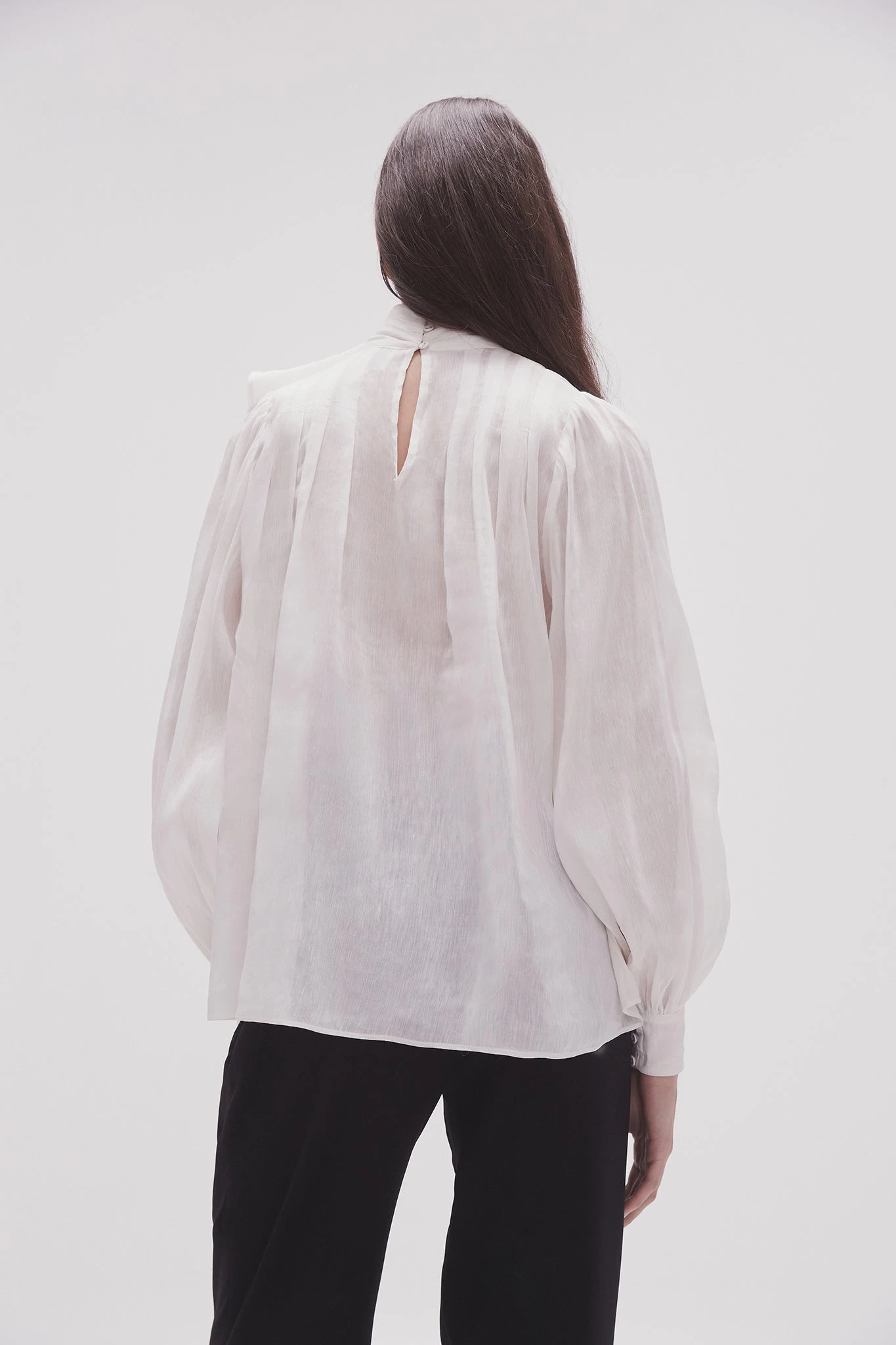 Aura Frilled Tie Blouse 7 Aura Frilled Tie Blouse - Image 7