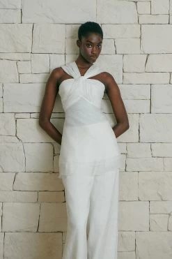 Continuum Draped Knot Top 11 Continuum Draped Knot Top -Aje 23SS1310 IVRY 1