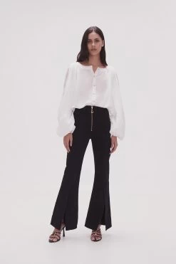 Violet Knot Sleeve Blouse -Aje 23SS1333 IVRY 3