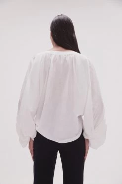 Violet Knot Sleeve Blouse -Aje 23SS1333 IVRY 6