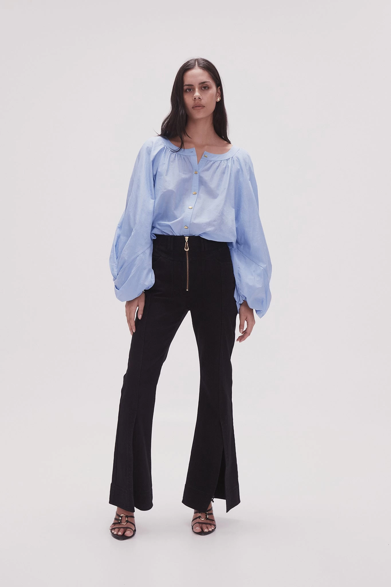 Violet Knot Sleeve Blouse 3 Violet Knot Sleeve Blouse - Image 3