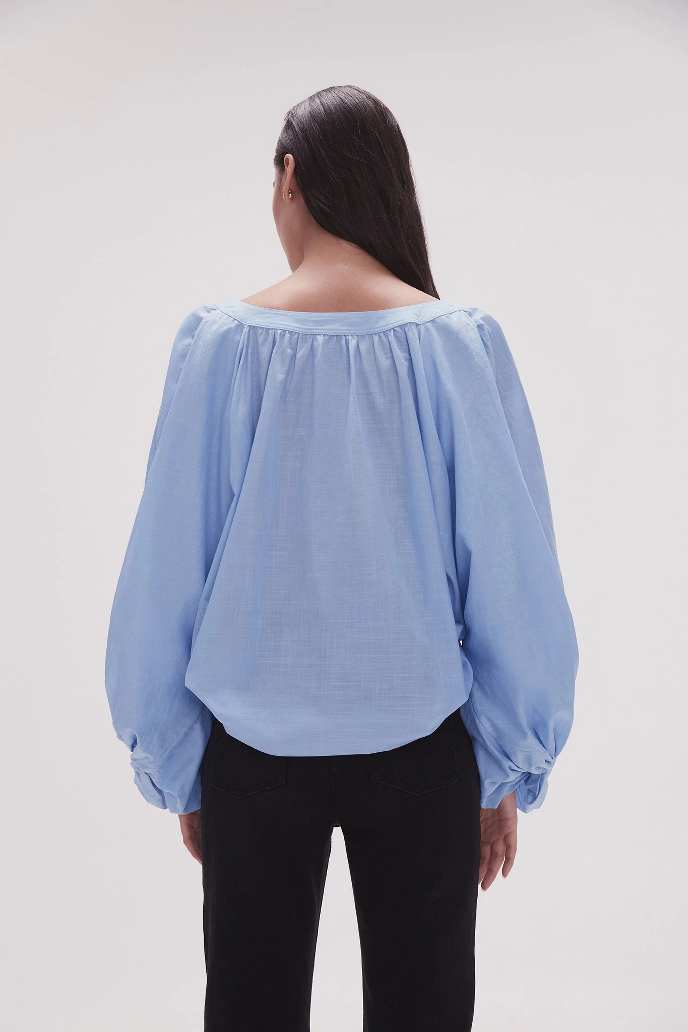 Violet Knot Sleeve Blouse 6 Violet Knot Sleeve Blouse - Image 6