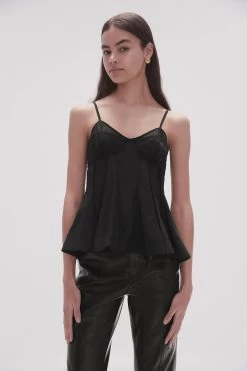 Stellar Camisole Top -Aje 23SS1492 BLK 1