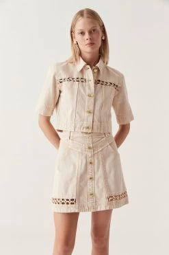 Effie Braided Denim Top 9 Effie Braided Denim Top -Aje 23SS1495 STNE 3