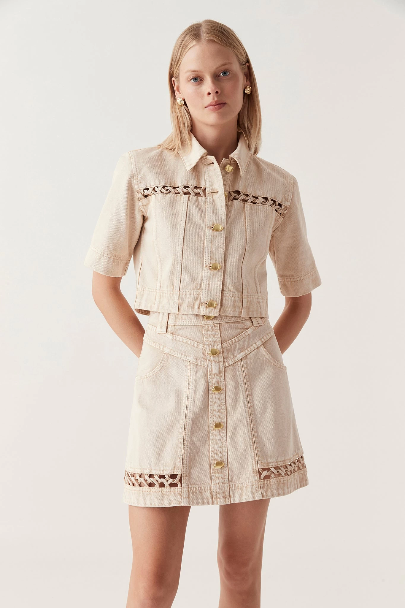 Effie Braided Denim Top 3 Effie Braided Denim Top - Image 3