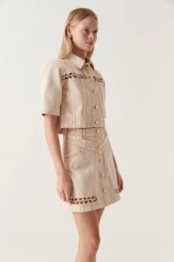 Effie Braided Denim Top 12 Effie Braided Denim Top -Aje 23SS1495 STNE 6