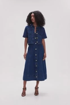 May Denim Cropped Shirt